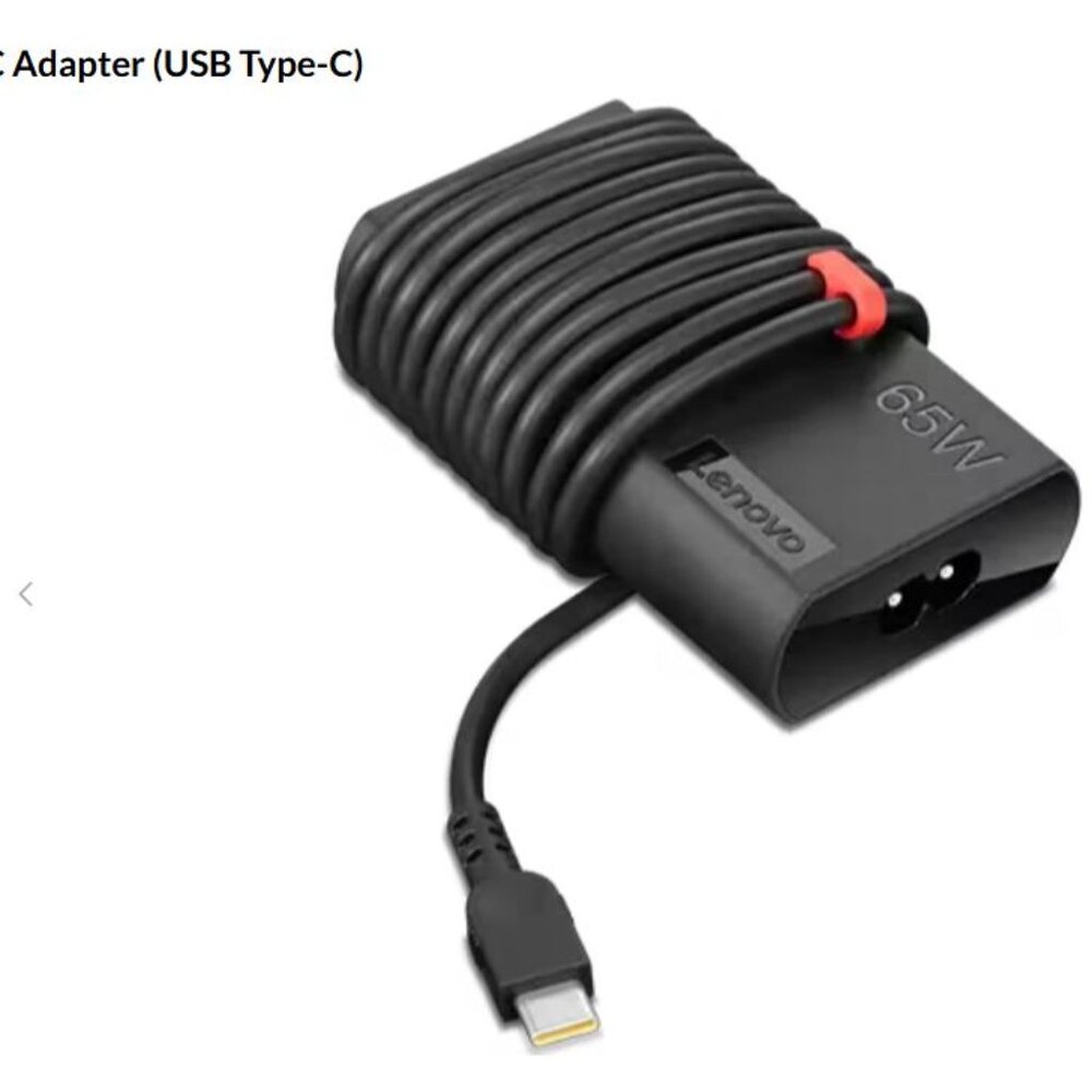ThinkPad 65W Slim AC Adapter (USB Type-C)
